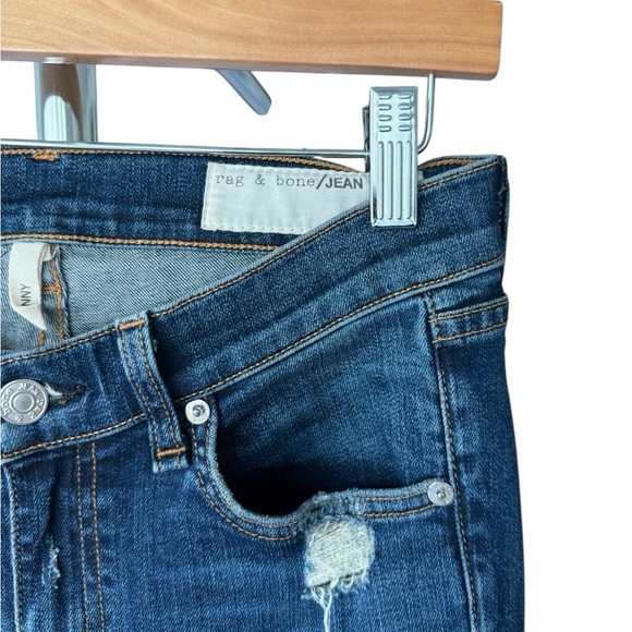 Rag & Bone La Paz Skinny Jeans – Distressed Perfection Size 25 - Picture 4 of 7